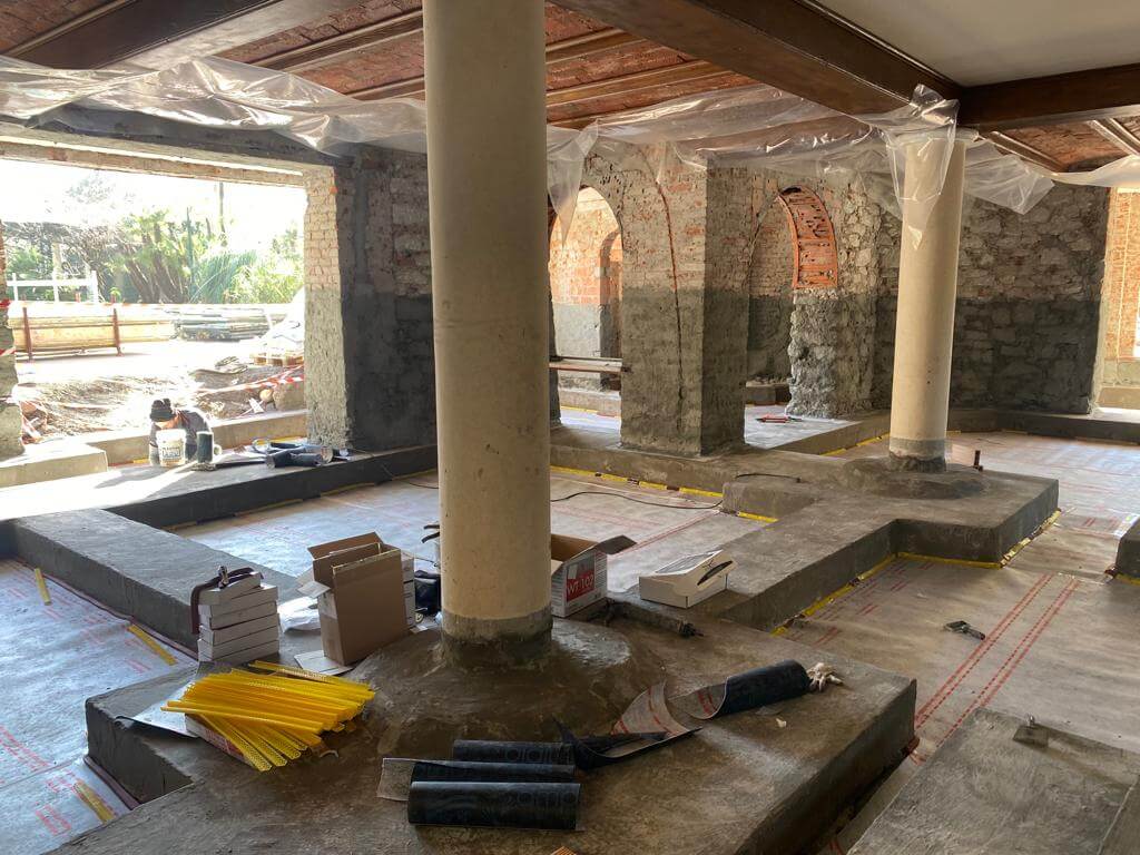04 03 Intervento di riqualificazione con prodotti Volteco su villa a Forte dei Marmi in Versilia