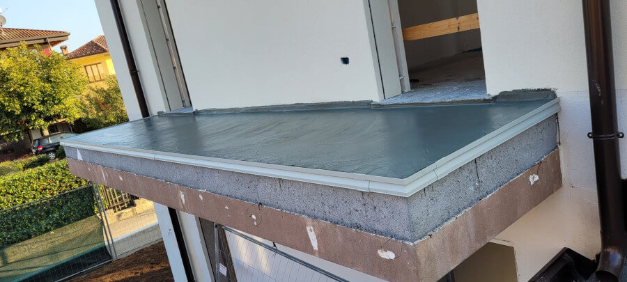 03 Impermeabilizzazione balcone con soluzioni Volteco