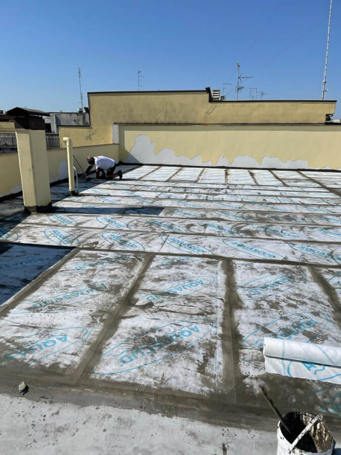 04 impermeabilizzazione di una copertura piana con soluzioni Volteco