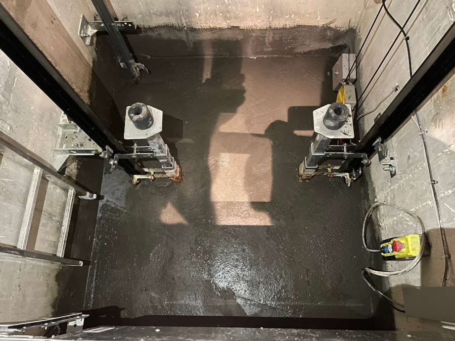 Impermeabilizzazione fossa ascensore condominio con soluzioni Volteco