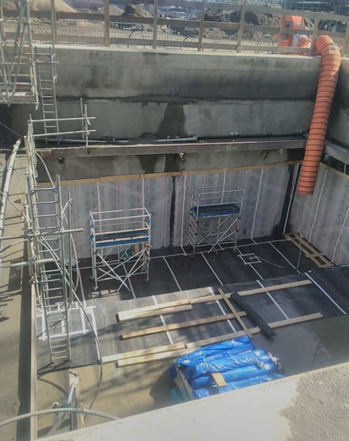Impermeabilizzazione vasche con Amphibia di Volteco