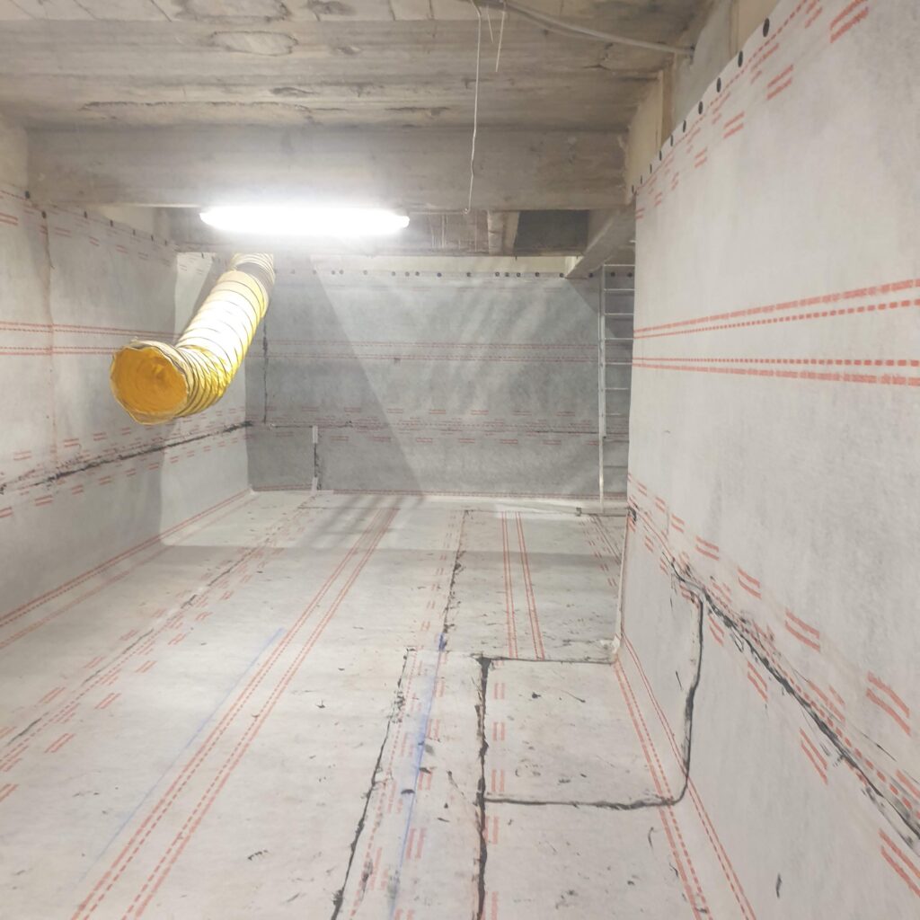 impermeabilizzazione locale tecnico con prodotti Volteco